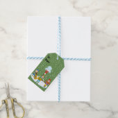 Musicus Elves kerstcadeaus Cadeaulabel (Met Touw)