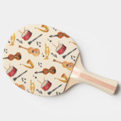 Musicus Gift Guitarist Gift Music Table Tennis Tafeltennisbatje (Zijkant)