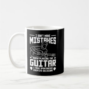 Musicus gitarist Guitar Player Gift Guitar Koffiemok