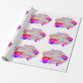 Musicus Graphic Gift Wrap Rainbow HAMbyWG Cadeaupapier (Uitgerold)