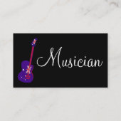 Musicus  Gray Notes Brit Guitar I Visitekaartje (Achterkant)