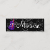 Musicus  Gray Notes Brit Guitar II Mini Visitekaartje (Achterkant)