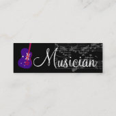 Musicus  Gray Notes Brit Guitar III Mini Visitekaartje (Achterkant)