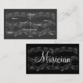 Musicus  Gray Notes Brit Guitar IV Visitekaartje (Voorkant / Achterkant)