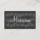 Musicus  Gray Notes Brit Guitar VII Visitekaartje (Achterkant)