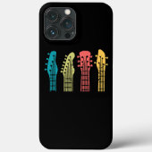 Musicus Guitar Lover Guitarist Retro Sunset Case-Mate iPhone Case (Achterkant)