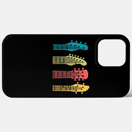 Musicus Guitar Lover Guitarist Retro Sunset Case-Mate iPhone Case (Achterkant (horizontaal))