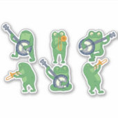 MUSICUS KIKKER KARAKTERSET STICKER (Voorkant)