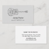 Musicus Logo minimalist  Visitekaartje (Voorkant / Achterkant)