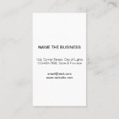 Musicus Logo minimalist Visitekaartje (Achterkant)