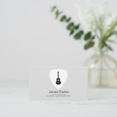 Musicus Logo minimalist Visitekaartje (Staand voorkant)