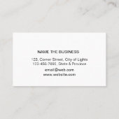 Musicus Logo minimalist  Visitekaartje (Achterkant)