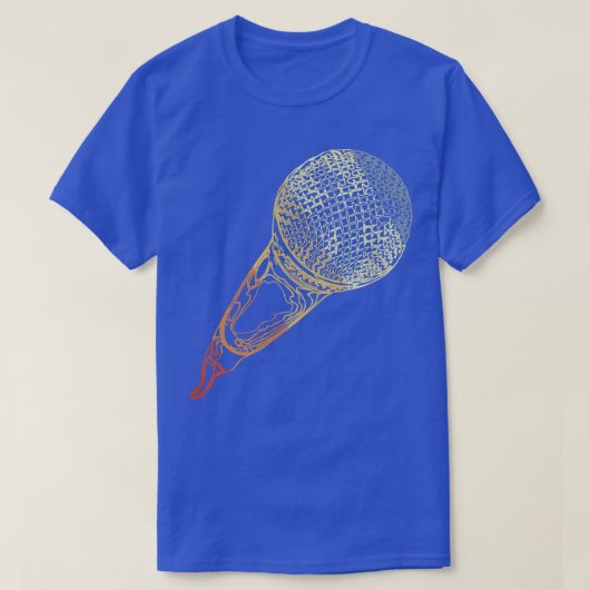 Musicus Microphone Karaoke Music Lover T-shirt (Design voorkant)