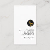 Musicus musical Notes Guitar Riff Visitekaartje (Achterkant)