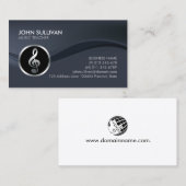 Musicus musicus muziedocent visitekaartje (Voorkant / Achterkant)