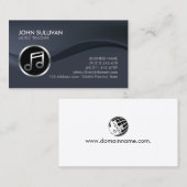 Musicus musicus muziedocent visitekaartje (Voorkant / Achterkant)