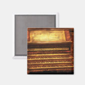 Musicus - organisme - de pijplijn magneet (Voorkant / Achterkant)