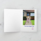 musicus verjaardag kaart (Binnen)