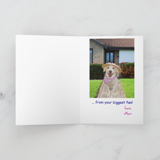  musicus verjaardag kaart (Binnen)