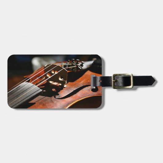Musicus Violin Hoesje Travel ID Bagagelabel (Voorkant horizontaal)