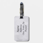 Musicus Violin Hoesje Travel ID Bagagelabel (Achterkant verticaal)