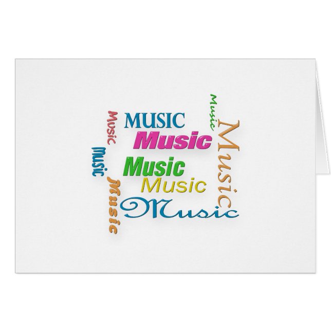 MusicWord Cloud 3 (Voorkant Horizontaal)