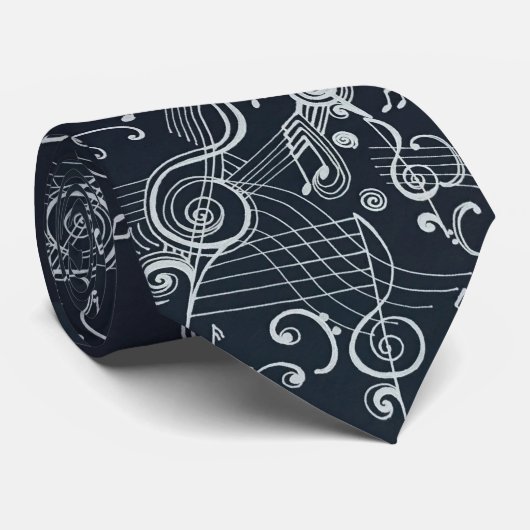 Musiel geïnspireerd! stropdas (Opgerold)