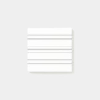 Musik Notenlinien, minimalistisch, quadratisch Post-it® Notes