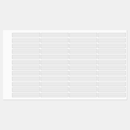 Musik Notenlinien, minimalistische Labels (Vel)