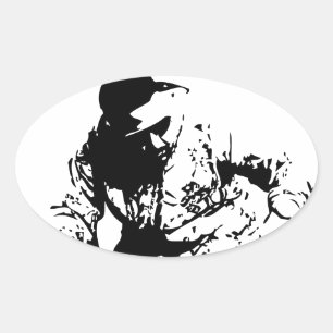 Musik Ovale Sticker
