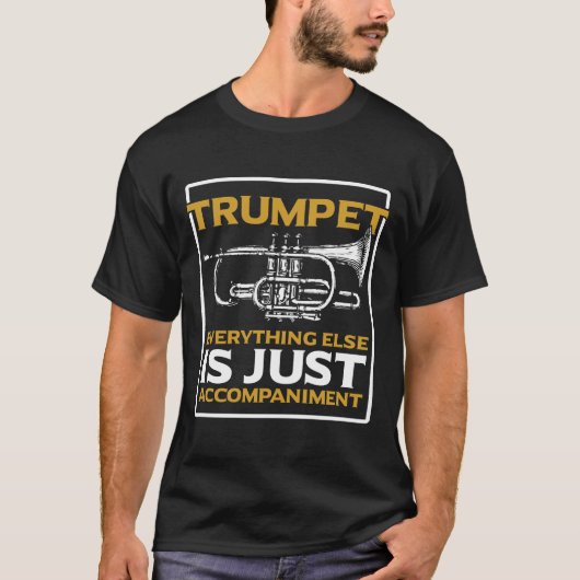 Musik Trompete T-shirt (Voorkant)