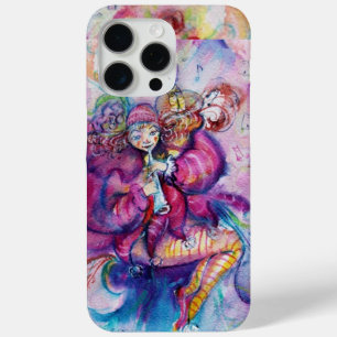 MUSIKALE ROZE CLOWN MET UIL iPhone 15 PRO MAX HOESJE