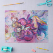 MUSIKALE ROZE CLOWN MET UIL TISSUEPAPIER (Craft)
