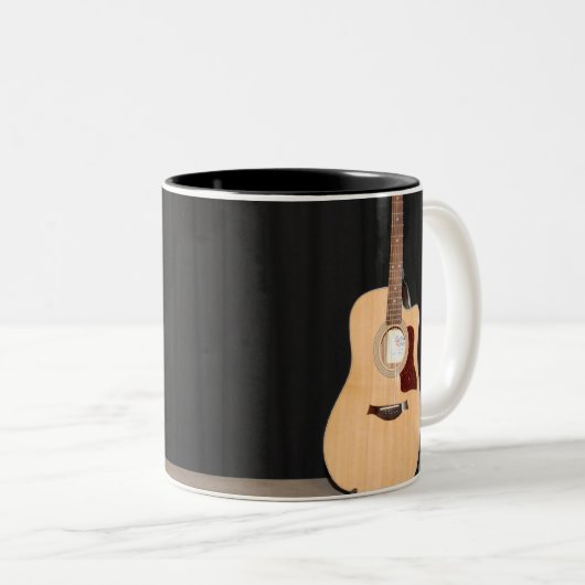 Musiker Tasse Tweekleurige Koffiemok (Voorkant rechts)