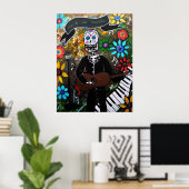 MUSIKERODAG VAN DE DOOD POSTER (Thuiskantoor)