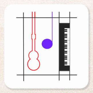 Musikinstrument Kartonnen Onderzetters