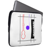 Musikinstrument Laptop Sleeve (Voorkant Rechts)