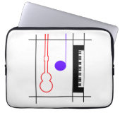 Musikinstrument Laptop Sleeve (Voorkant)