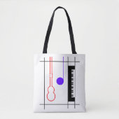 Musikinstrument Tote Bag (Voorkant)