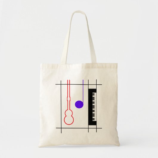 Musikinstrument Tote Bag (Voorkant)