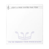 Musikkönig Notitieblok (Voorkant)