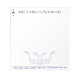 Musikkönig Notitieblok