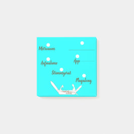 Musikunterricht - Instrumentalunterricht - mit Was Post-it® Notes