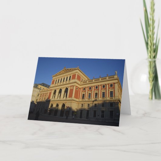 Musikverein Feestdagen Kaart (Voorkant)