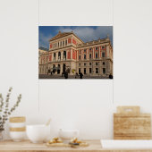Musikverein in Wien Österreich Poster (Keuken)