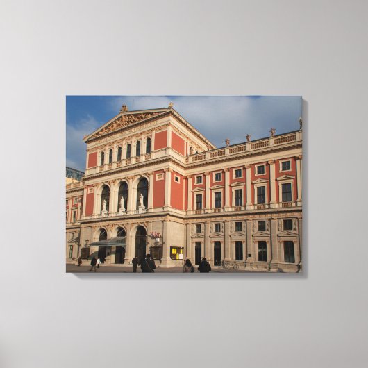 Musikverein, Wien Österreich Canvas Afdruk (Voorkant)
