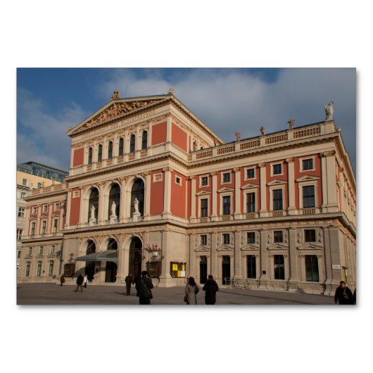 Musikverein, Wien Österreich Kaart (Voorkant)