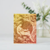 Musing Angel Briefkaart (Staand voorkant)