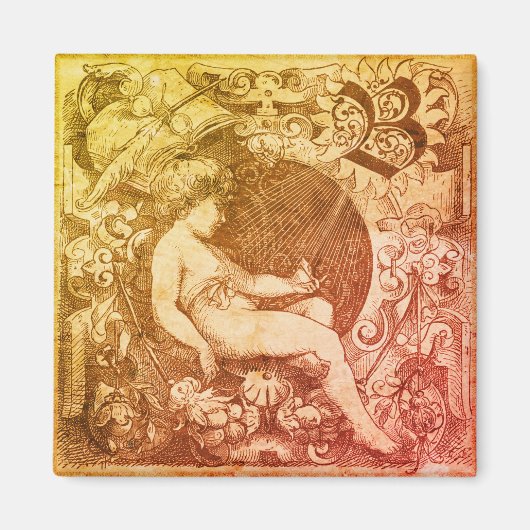 Musing Angel Magnet (Voorkant)