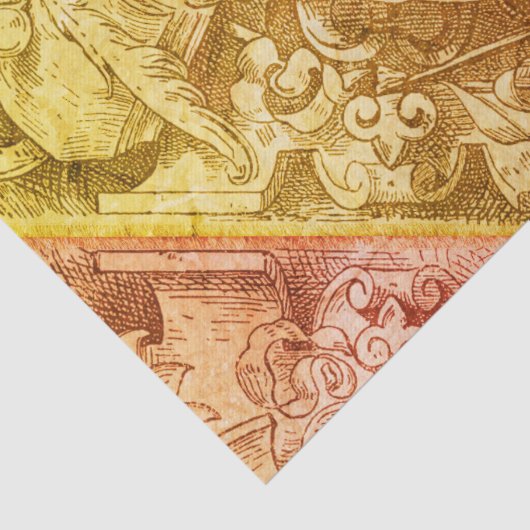 Musing Angel Tissuepapier (Detail)